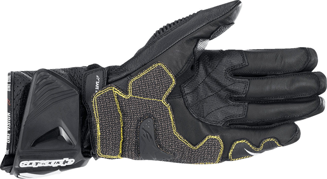 Alpinestars GP Tech S BW Leather Racing Gloves – Black/White 2