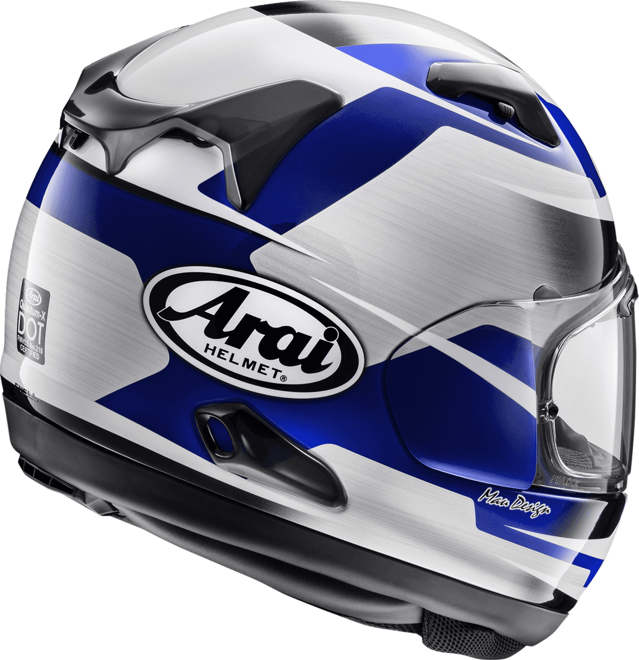 Arai Quantum-X Helmet – Steel Blue 2