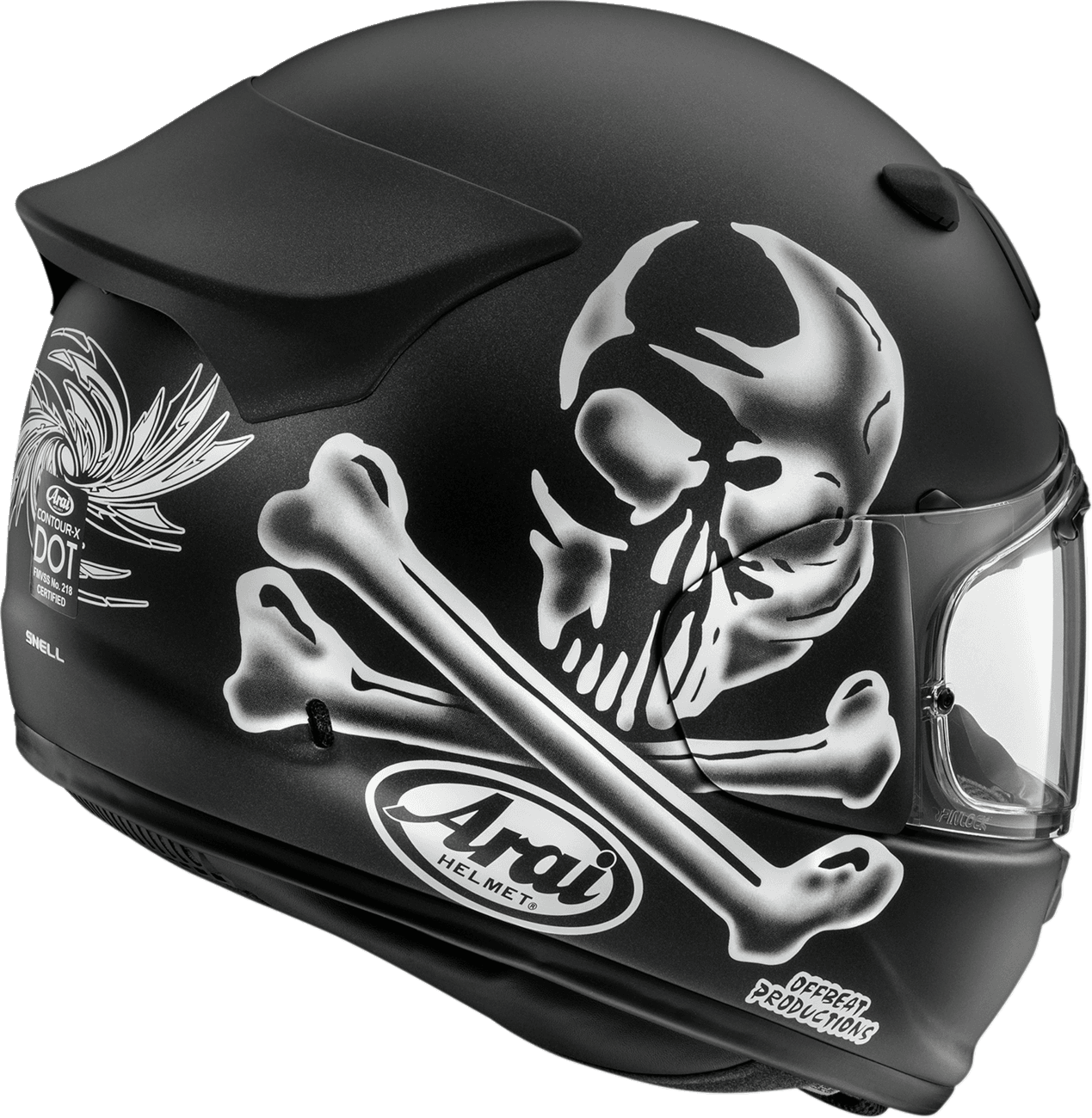 ARAI CON-X JOLLY ROGER HELMET 2