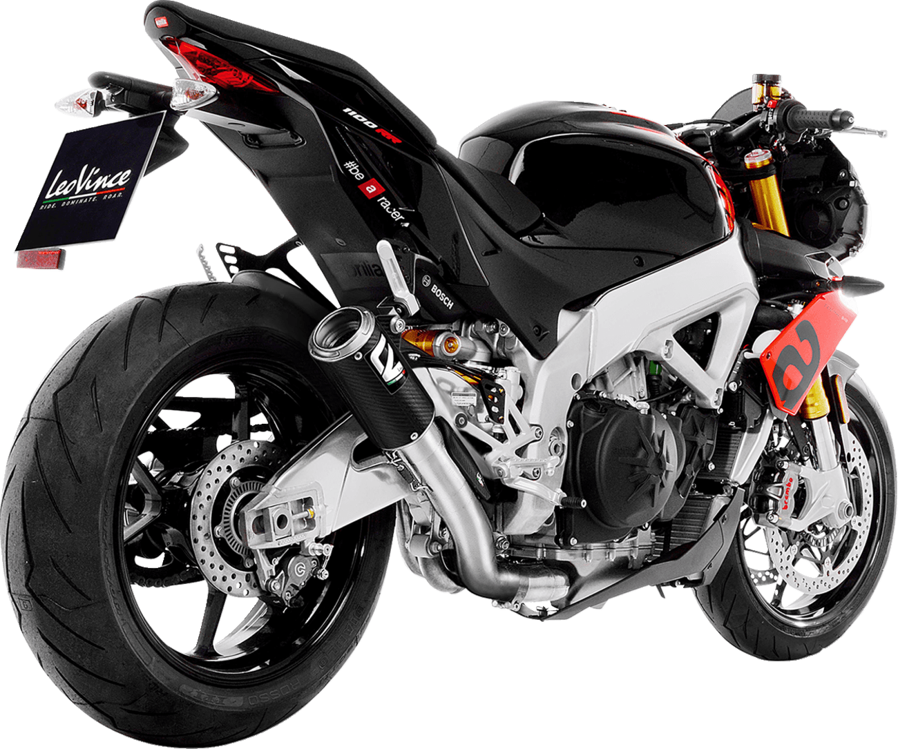 LeoVince Corsa Carbon Fiber Muffler for Aprilia RSV4 3