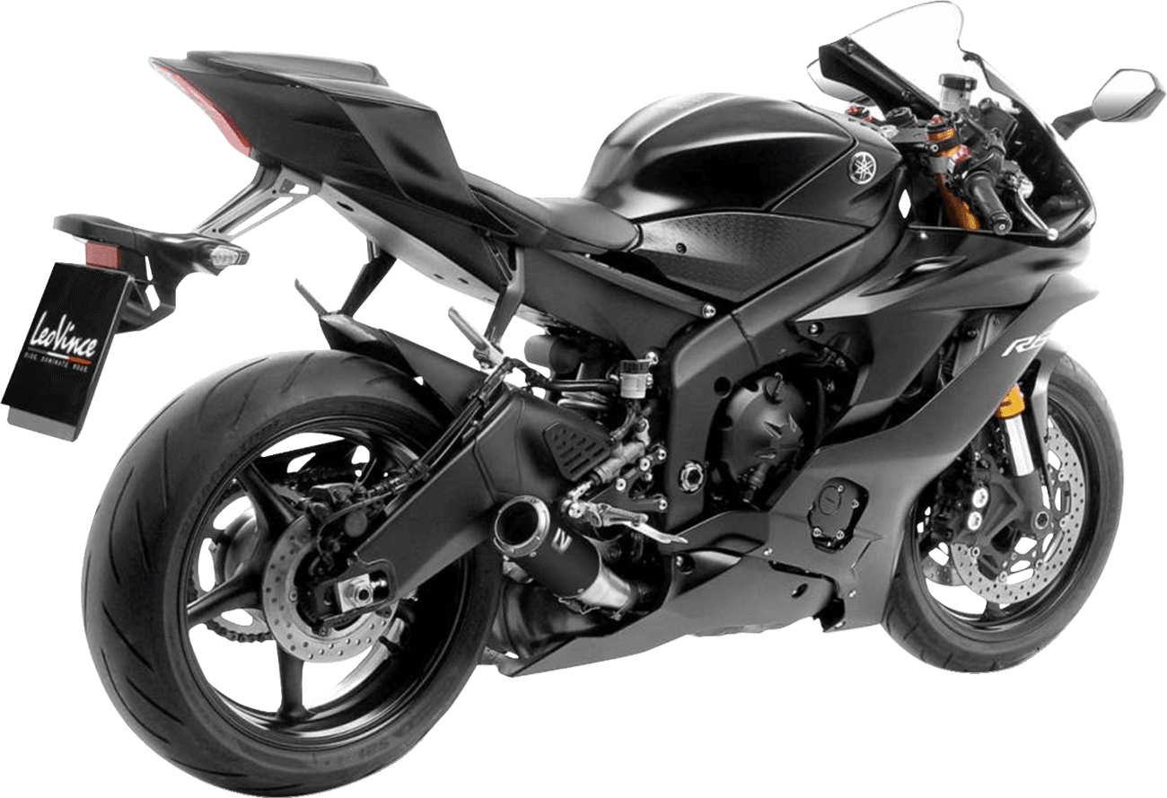 LeoVince Corsa Black Muffler for Yamaha R6 4