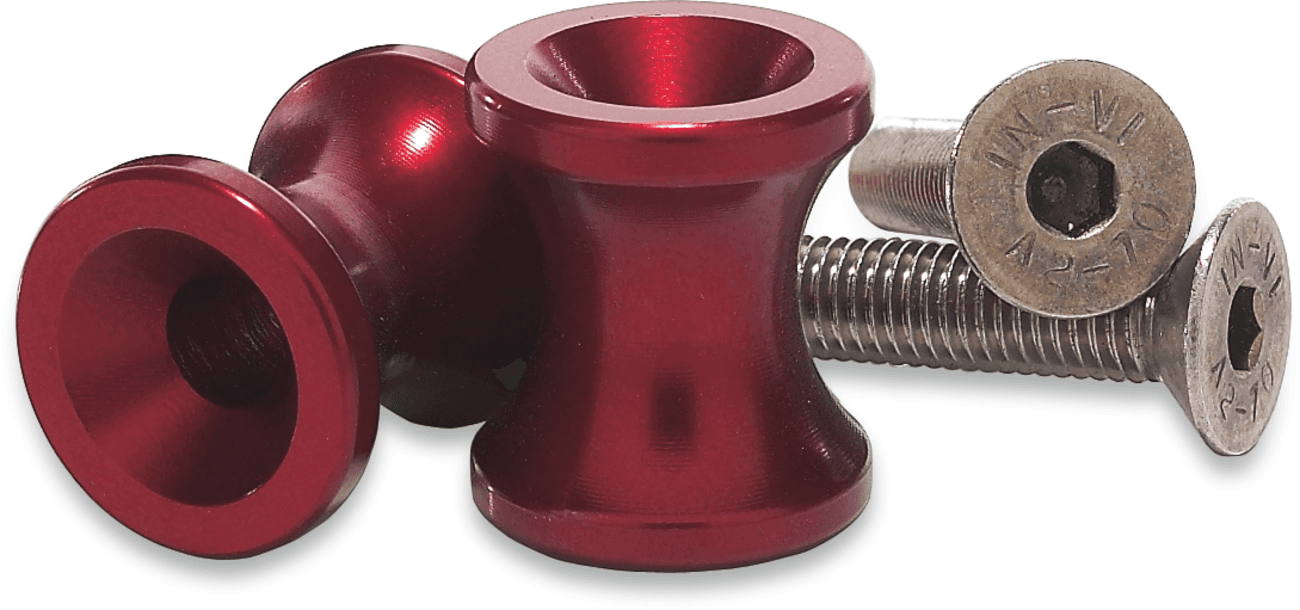 VORTEX SWINGARM SPOOL RED 10MM 2