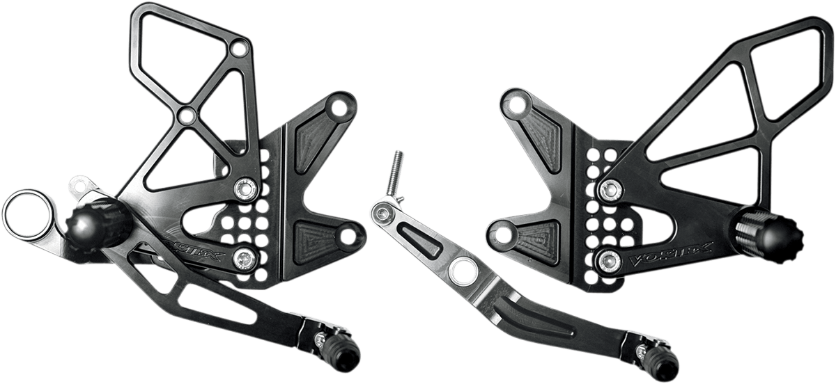 VORTEX REARSET VERSION 2 BLACK R6 2006-2016 1
