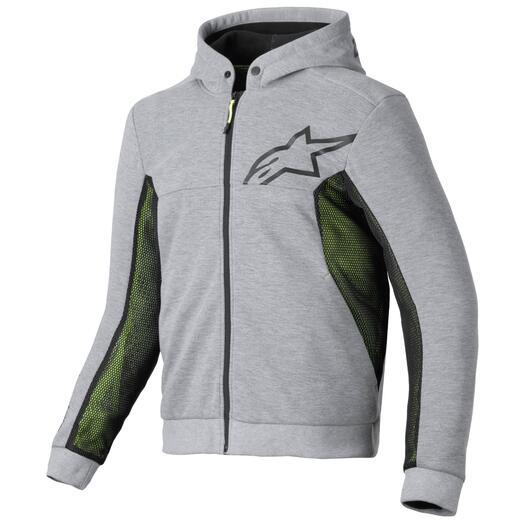 ALPINESTARS Chrome Air Sport Hoodie- Gray Heather/Black 1