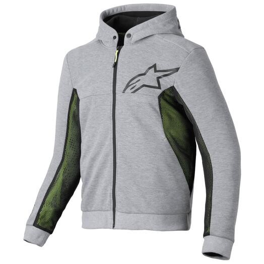 ALPINESTARS Chrome Air Sport Hoodie- Gray Heather/Black 1