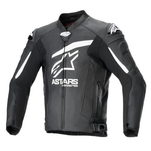ALPINESTARS GP Plus R v4 Airflow Leather Jacket - Black/White 1