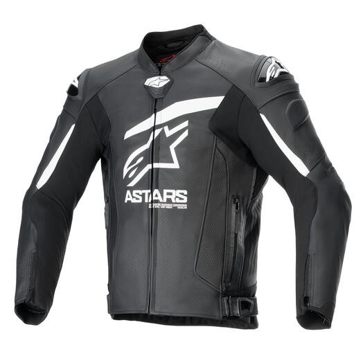 ALPINESTARS GP Plus R v4 Airflow Leather Jacket - Black/White 1