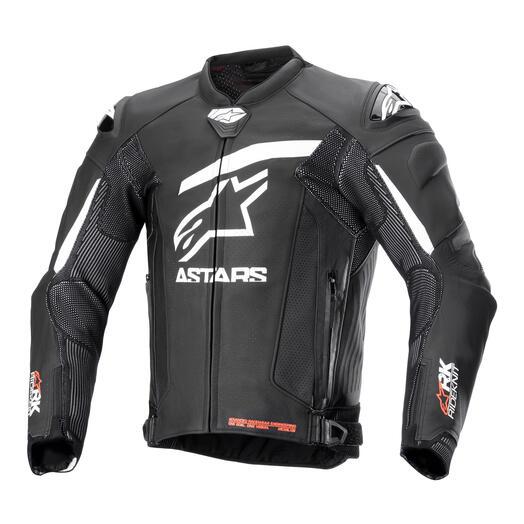 ALPINESTARS GP Plus R v4 Rideknit Leather Jacket- Black/White 1