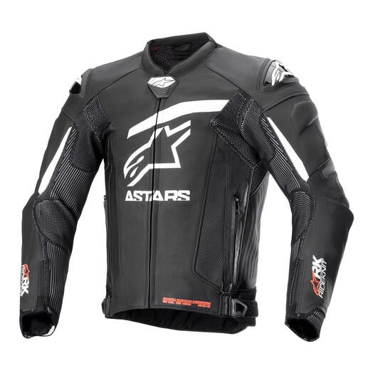 ALPINESTARS GP Plus R v4 Rideknit Leather Jacket- Black/White 1