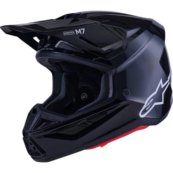Alpinestars SM7 Helmet - Solid - Gloss Black 1