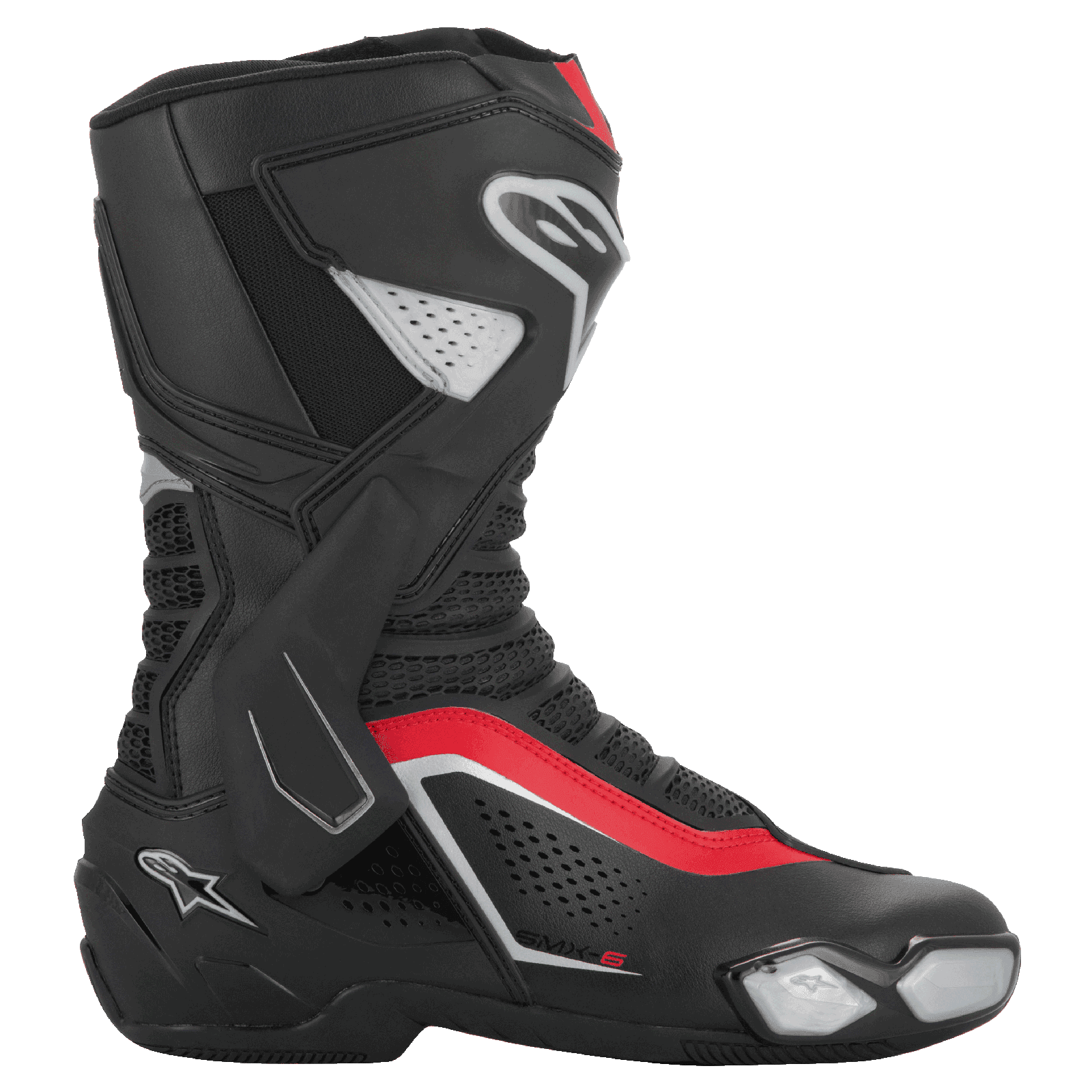 ALPINESTARS SMX-6 V3 Vented Boots - Black/Silver/Red 1