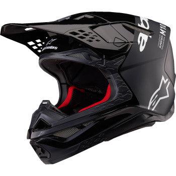 Alpinestars Supertech M10 Helmet - Flood - MIPS® - Black/Dark Gray 1