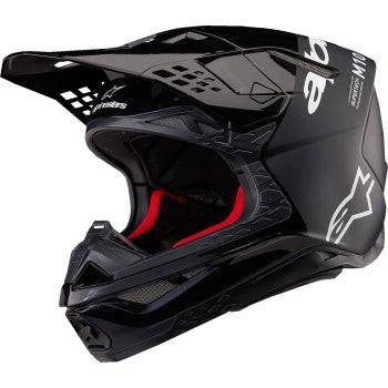 Alpinestars Supertech M10 Helmet - Flood - MIPS® - Black/Dark Gray 1
