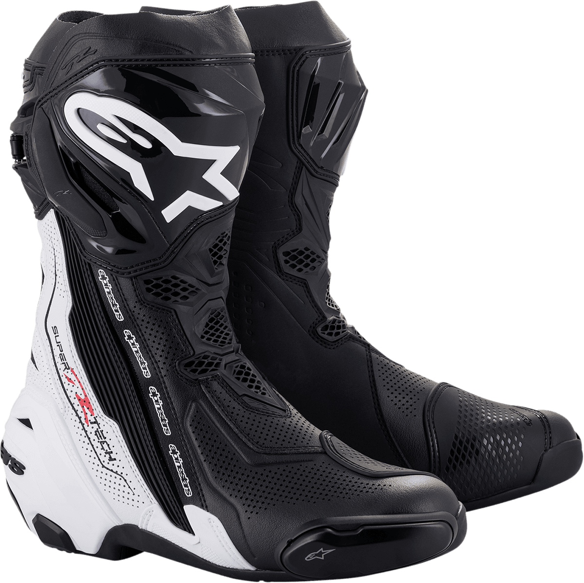 Alpinestars Supertech R Vented Boots – Black/White 1