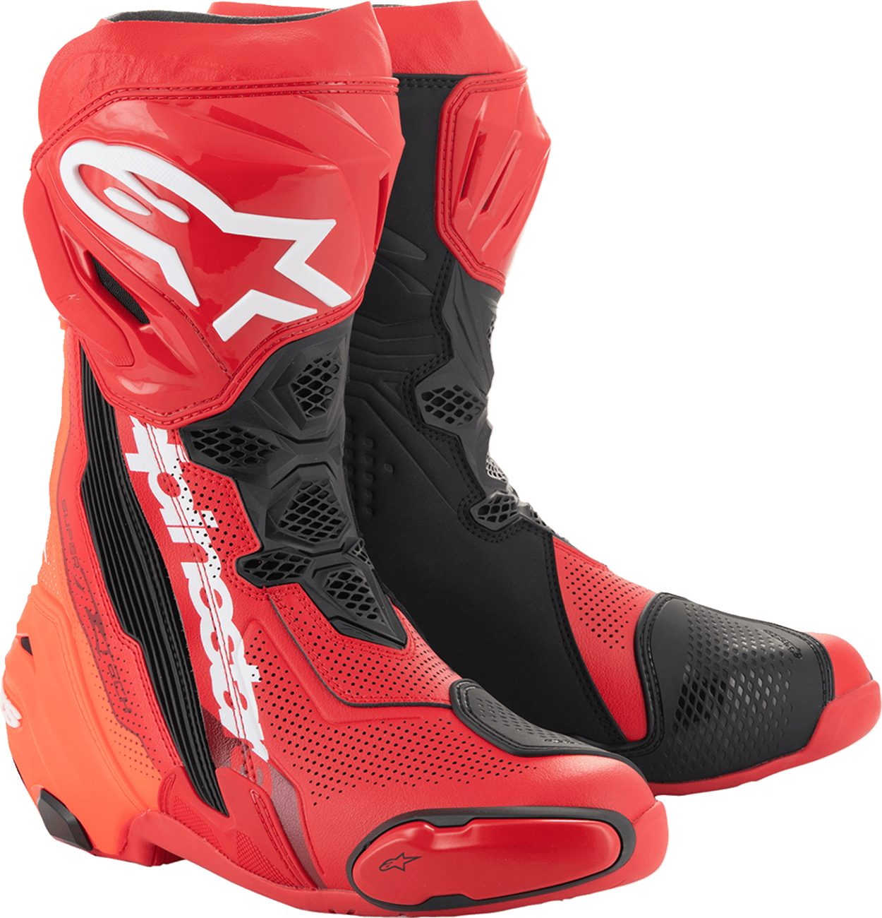 Alpinestars Supertech R Vented Boots – Red 1