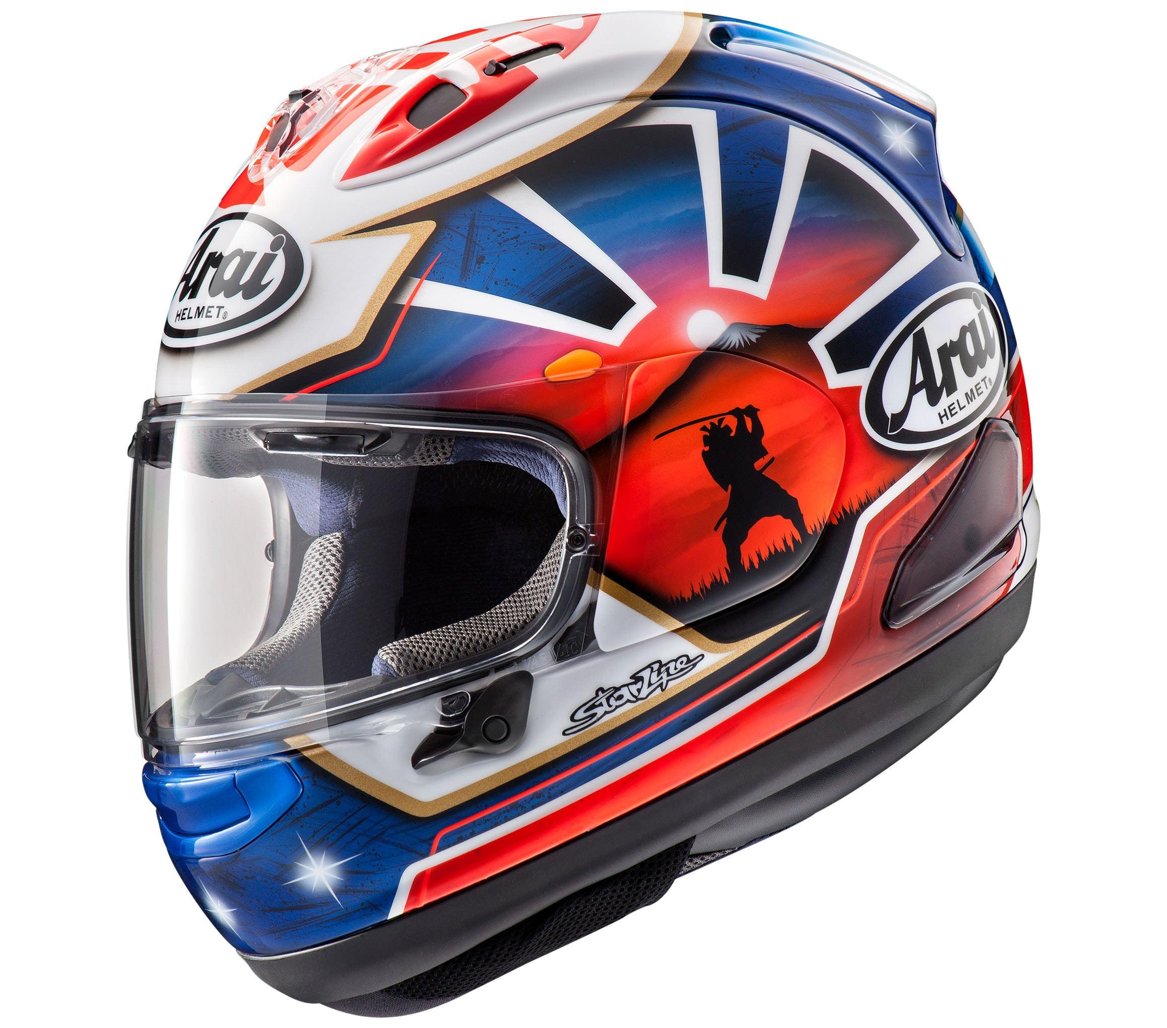 Arai Corsair-X DANI SAMURAI-2 BLUE HELMET 1