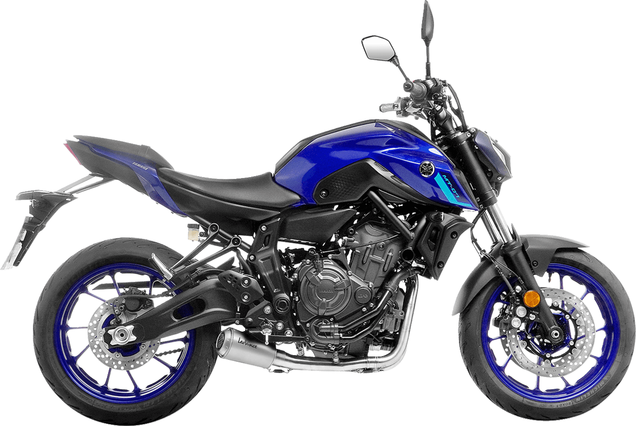 LeoVince LV-10 Stainless Steel Slip-On Exhaust – Yamaha R7 / MT-07 / XSR700 | Compact Design with Track-Born Sound 1