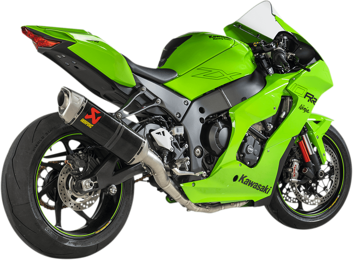 Akrapovic Racing Carbon Fiber Exhaust System for Kawasaki ZX-10R (2021+) 1