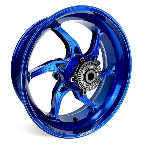 Gloss Blue Apex-6 Yamaha R1 /R1S /R1M 2015-2025 Forged Core Moto wheels 1