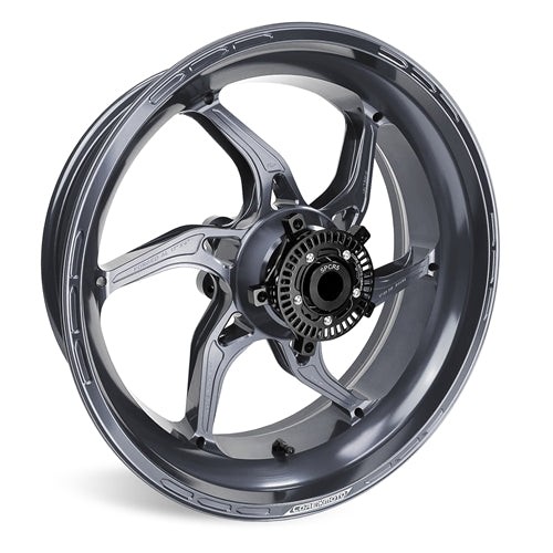 Gloss Ti Gray Apex-6 BMW S1000RR / M10000RR 2020+ (Replaces Forged and Carbon) Forged Core Moto wheels 1