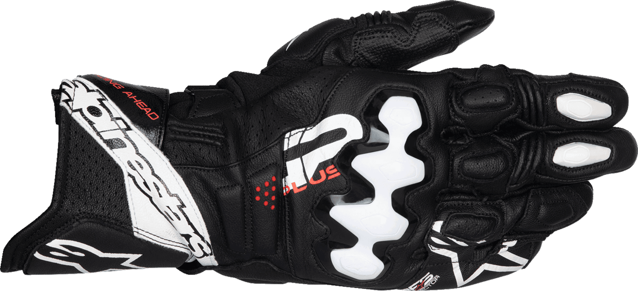 Alpinestars GP Plus R v3 Leather Gloves – Black / White 1