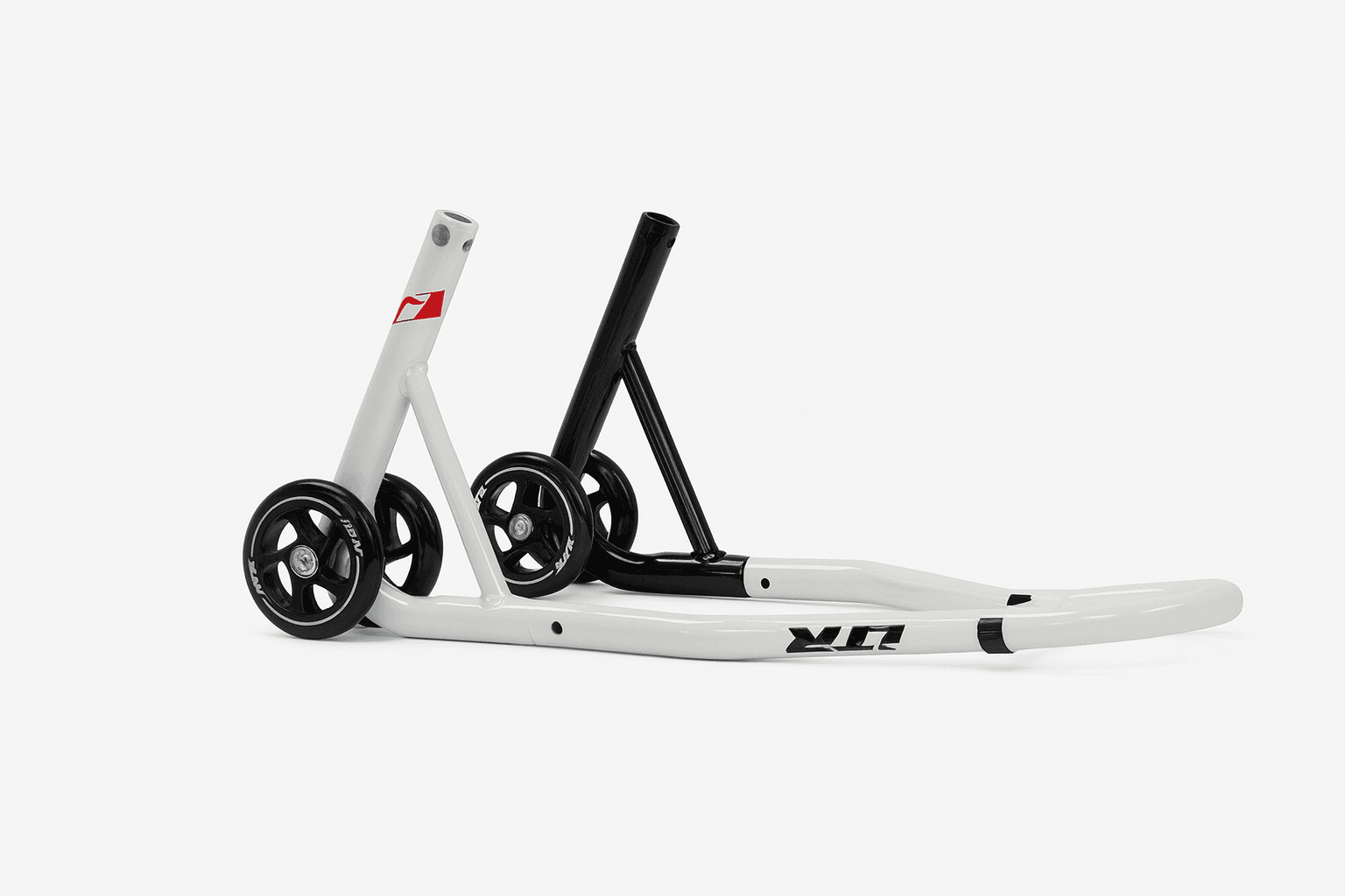 ITR Rear Stand in Iron with Swingarm Support- White 1