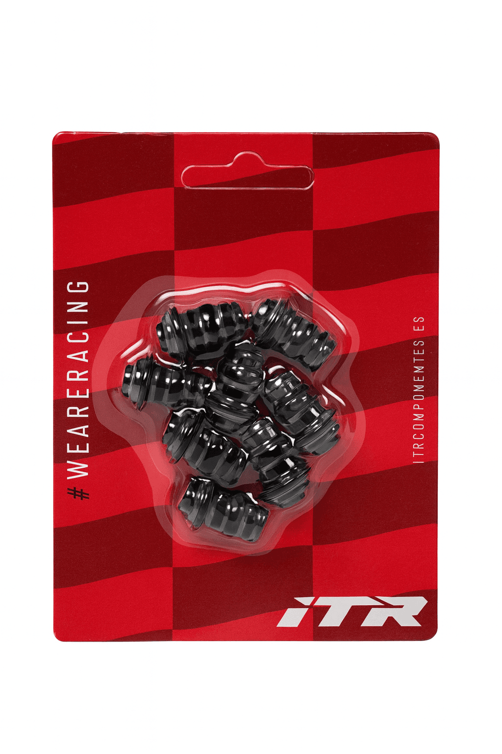 ITR Screen Screwing Kit in Aluminum 8 Units- Black 1