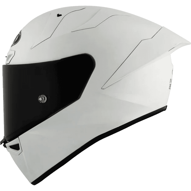 KYT- KX-1 Race GP-Plain Crystal White Matte 1