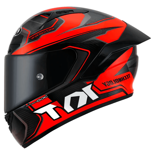 KYT NZ-Race Carbon Helmet - Carbon Competition Red 1