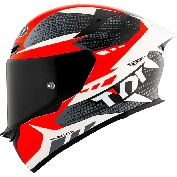 KYT TT REVO HELMET- Gear Black/Red 1