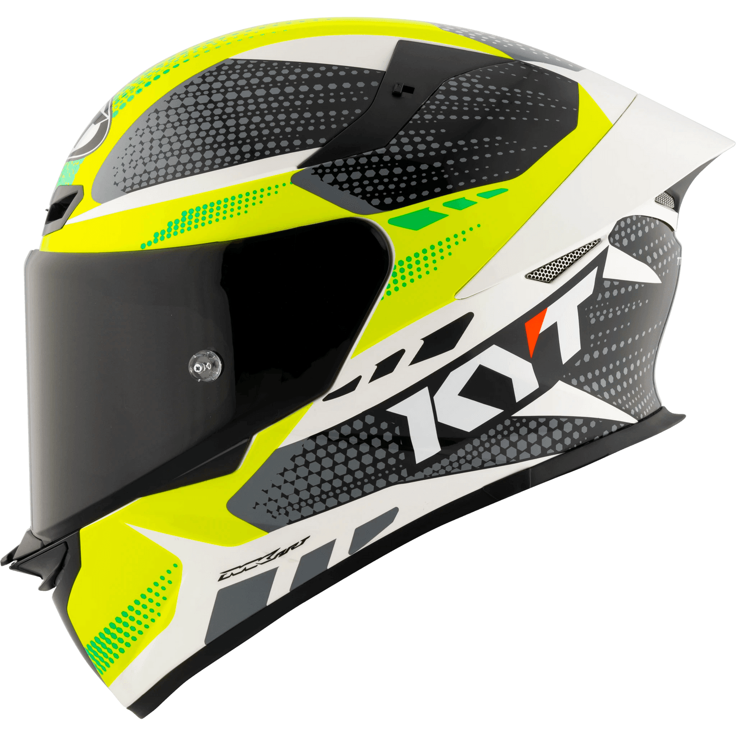 KYT-TT REVO HELMET- Gear Black/Yellow 1