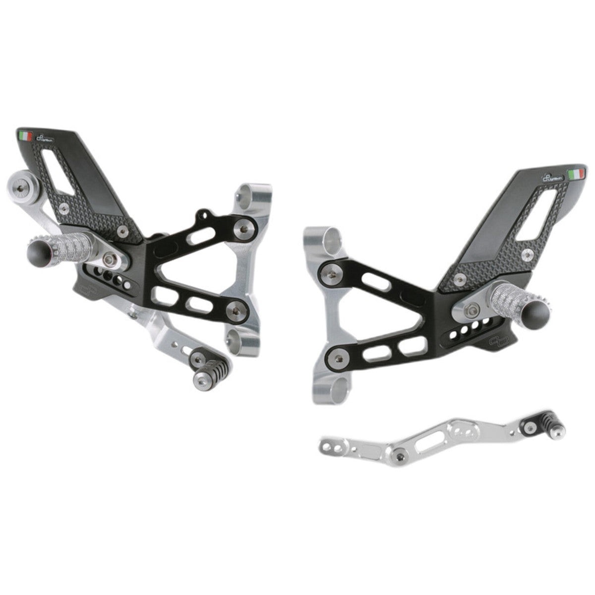 Lightech - Fixed Footpegs - BMW - S1000RR (2020-2025) M1000RR (2022-2025) - Standard & Reverse Shift - FTRBM007 1