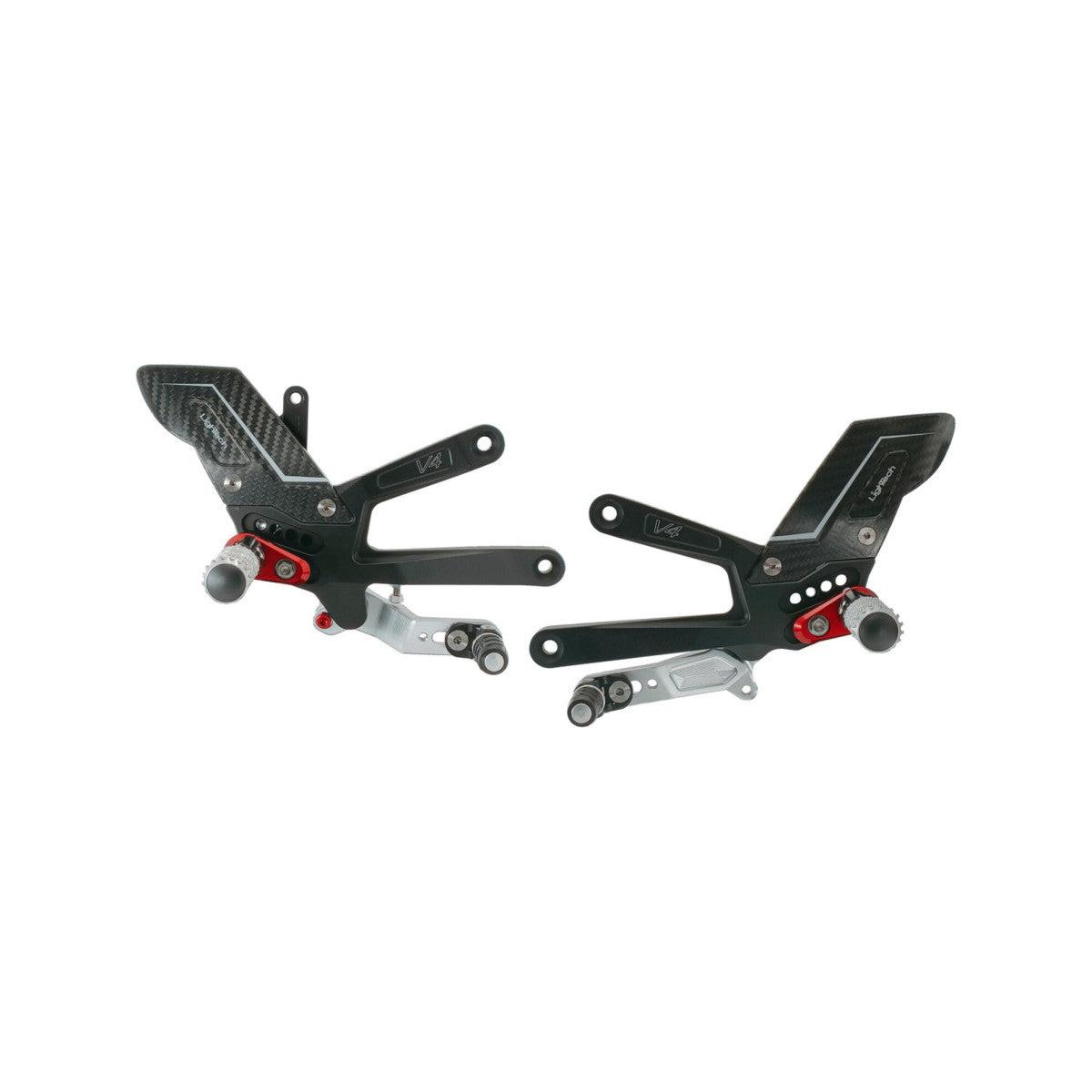 Lightech - Fixed Footpegs - Ducati 1199/ V2 - Panigale - Reverse Shift - FTRDU011 1