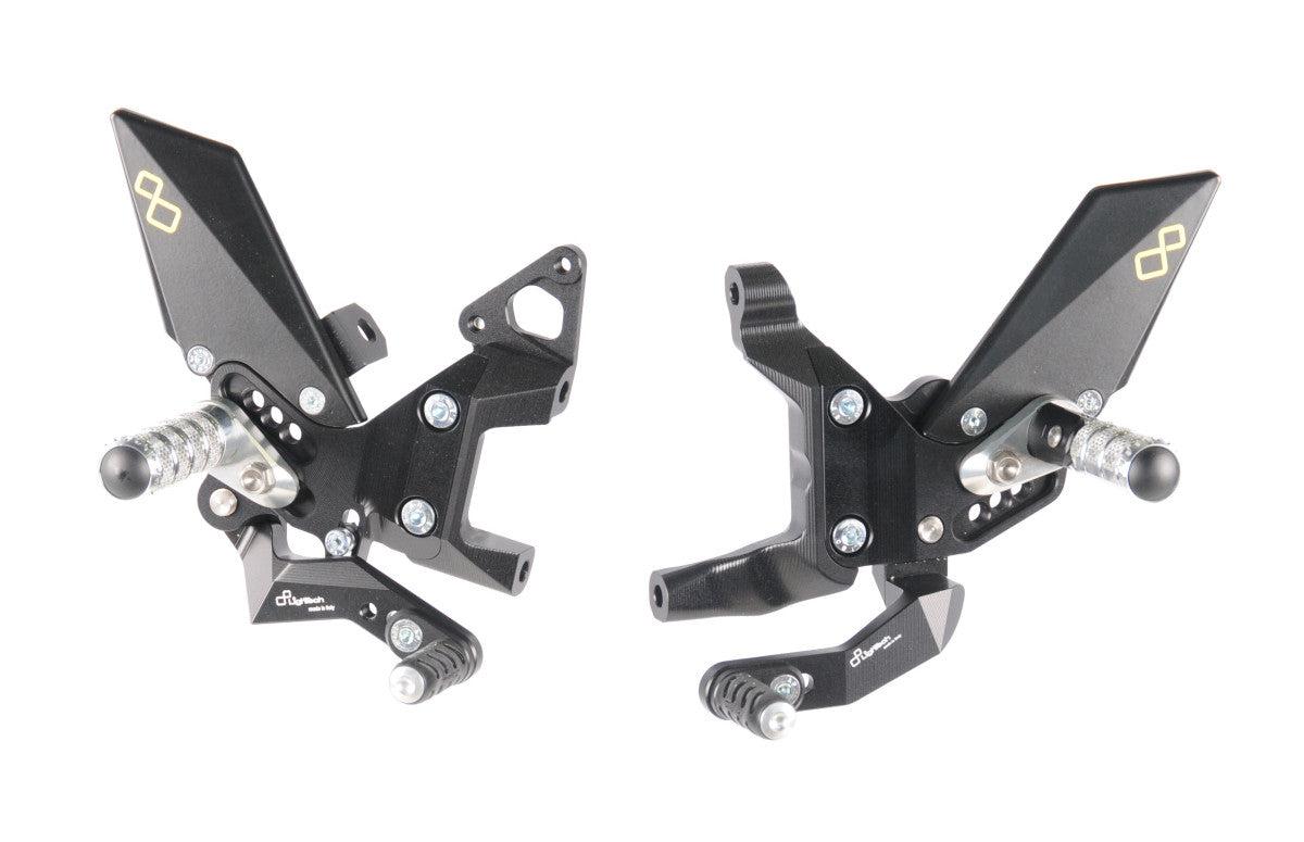 Lightech - Folding Footpegs - Ducati 1199/ V2 - Panigale - Reverse Shift - FTRDU011W 1