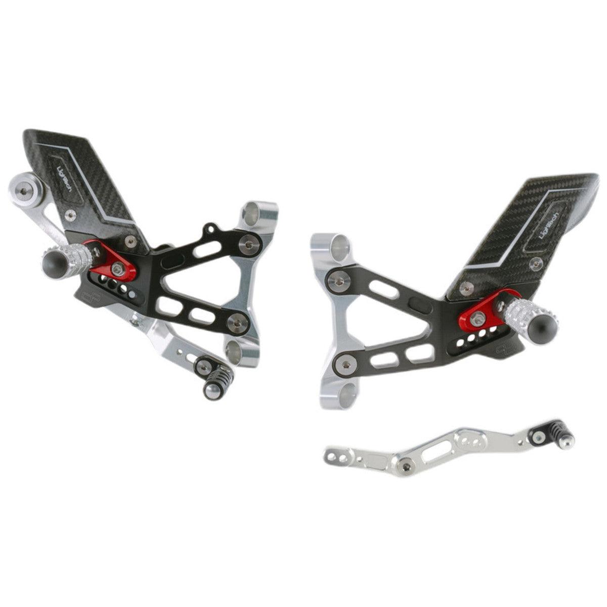 Lightech - R Version Footpegs - BMW - S1000RR (2020-2025) M1000RR (2022-2025) - Standard & Reverse Shift - FTRBM007R 1