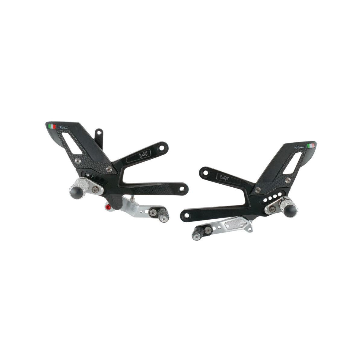 LighTech Rearets - Fixed Pegs - 2025 Ducati V4 Panigale - FTRDU017 1