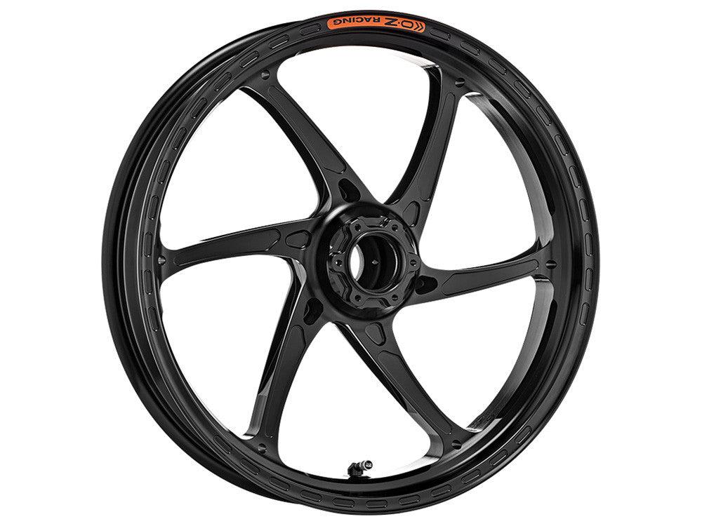 OZ Racing - GASS Aluminum 6 Spoke Front Wheel - Matte Black - Suzuki GSXR600/750/1000- H3052SU35Z1M 1