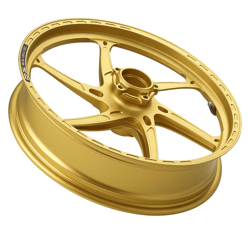 OZ Racing - GASS Aluminum 6 Spoke Front Wheel - Matte GOLD - Suzuki GSXR600/750/1000 - H3052SU35Z1G 1