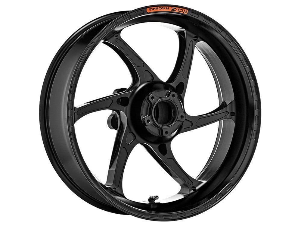 OZ Racing - GASS Aluminum 6 Spoke Rear Wheel - Gloss Black - Suzuki GSXR600/750 - H6136SU5501N 1
