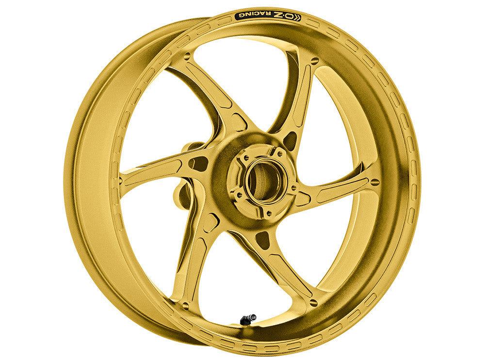 OZ Racing - GASS Aluminum 6 Spoke Rear Wheel - Matte GOLD - Suzuki GSXR1000 - H6007SU60Z1G 1