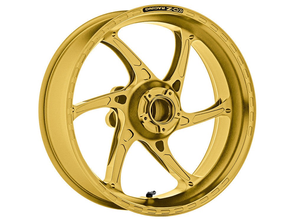 OZ Racing - GASS Aluminum 6 Spoke Rear Wheel - Matte GOLD - Suzuki GSXR1000 - H6007SU60Z1G 1