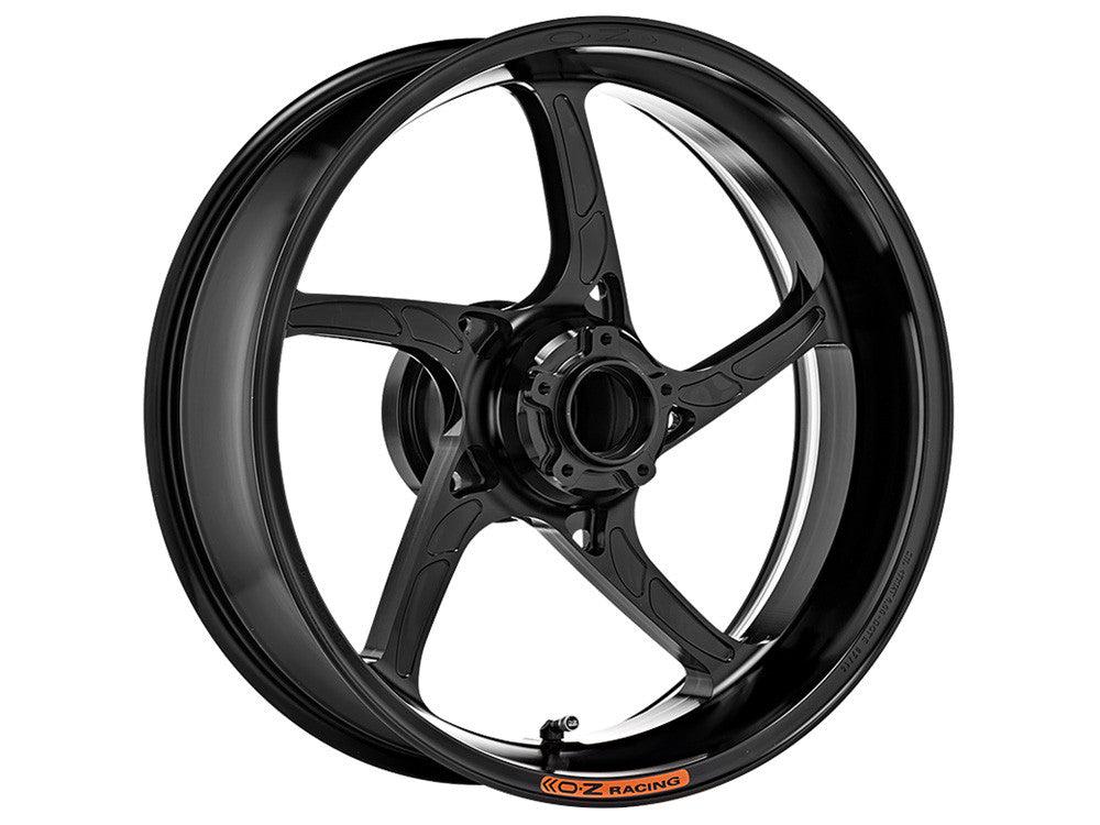 OZ Racing - PIEGA Aluminum 5 Spoke Rear Wheel - Gloss Black - Aprilia RSV4 /Tuono 1