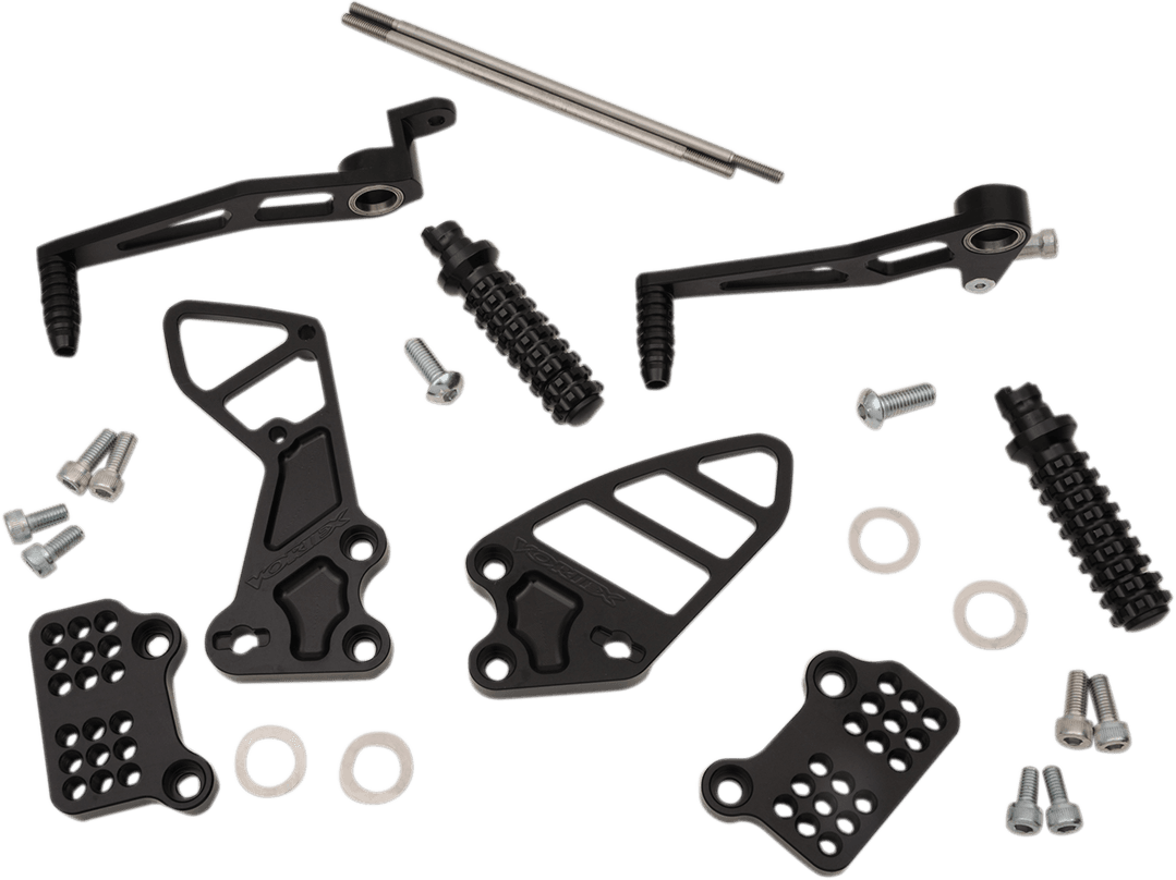 VORTEX REARSET BLACK SUZUKI GSXR600 GSXR750 GSXR1000 1