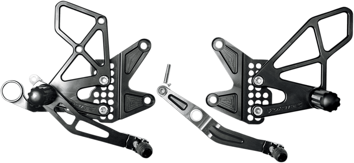 VORTEX REARSET VERSION 2 BLACK R6 2006-2016 1