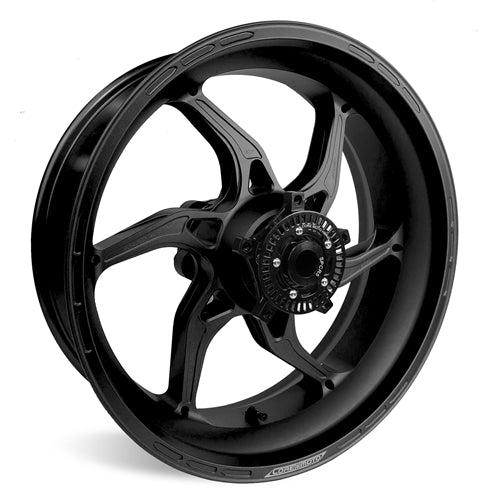 Satin Black Apex-6 Kawasaki ZX10 2016-2025 Forged Core Moto wheels 1