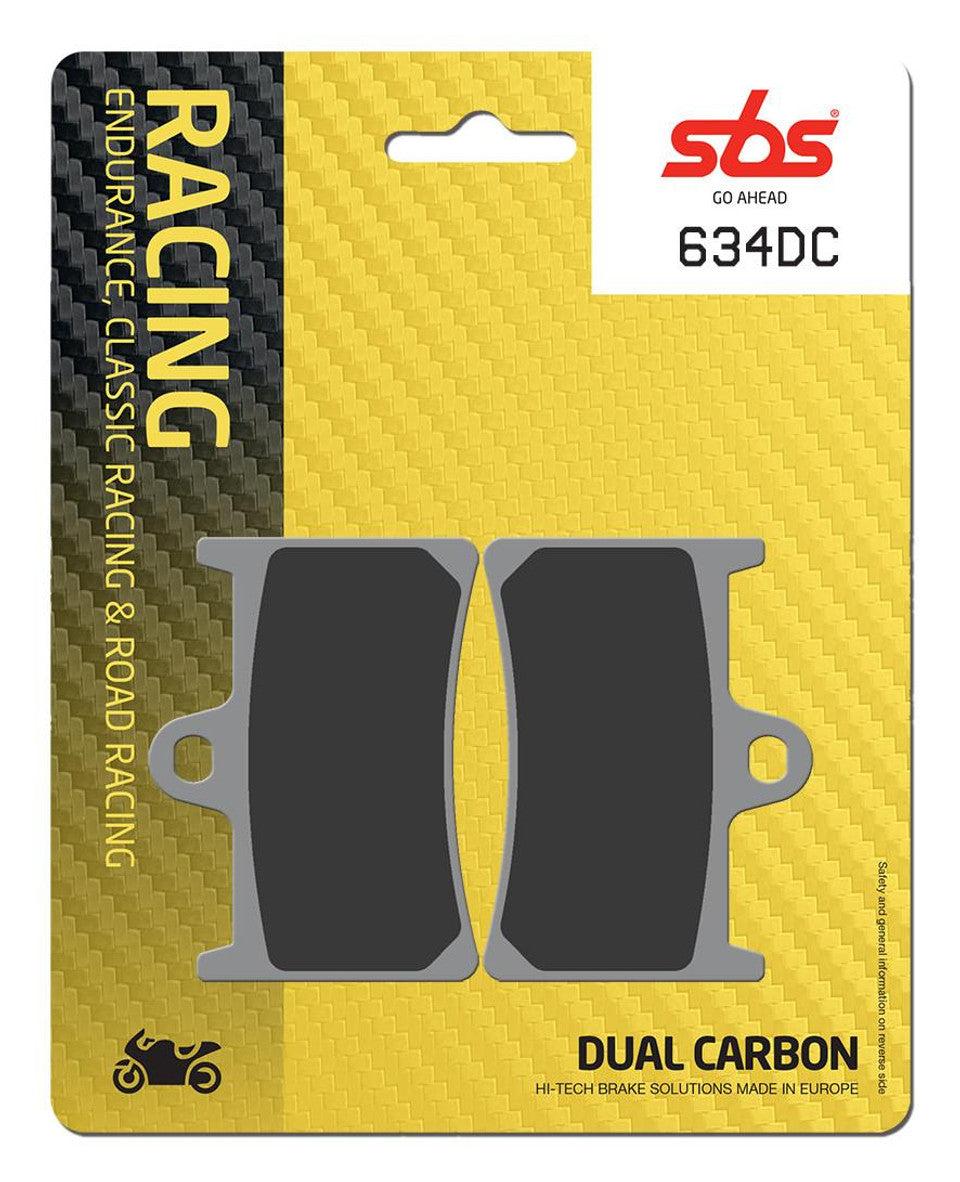 SBS Dual Carbon "Racing" Brake Pads 634 DC - Front (2/pc) 1