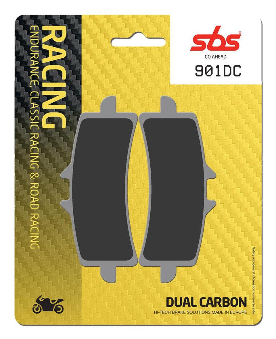 SBS Dual Carbon "Racing" Brake Pads 901 DC - Front (2/pc) 1