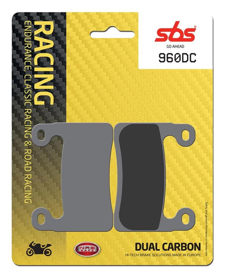 SBS Dual Carbon "Racing" Brake Pads 960 DC - Front (2/pc) BMW S1000RR (2020+) 1