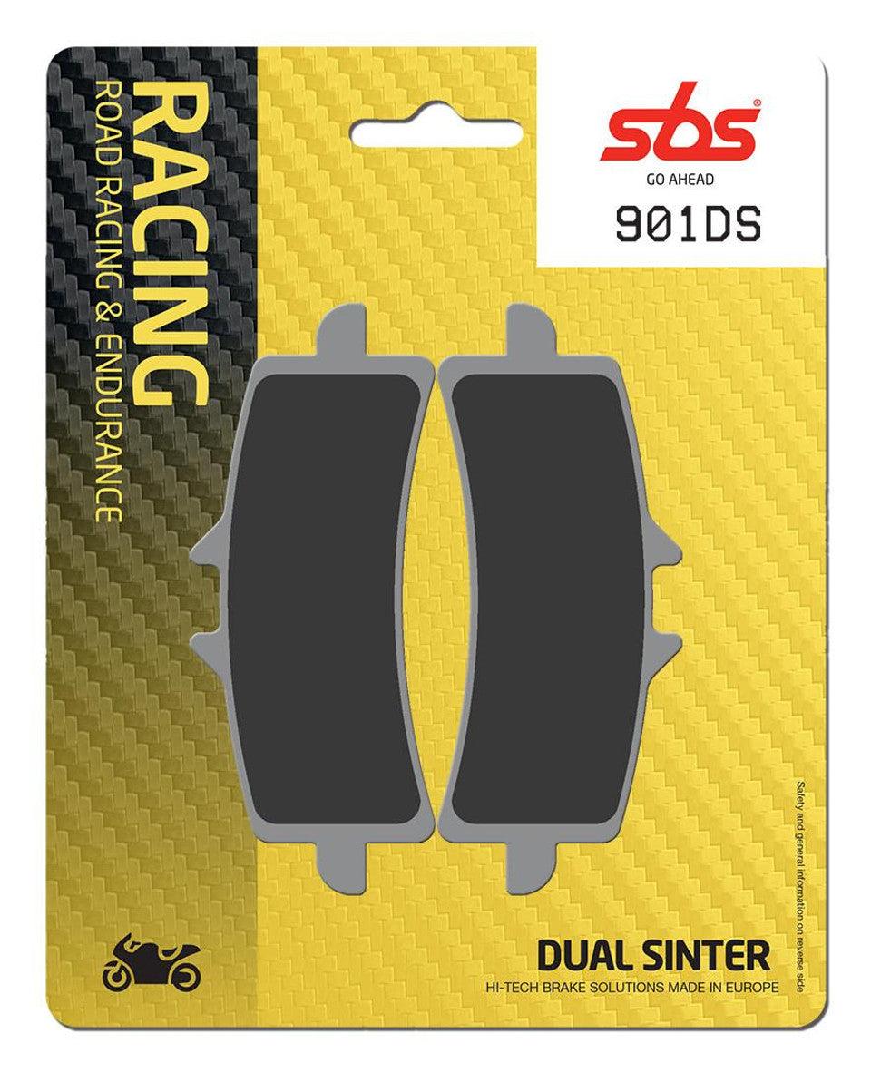 SBS Dual Sinter "Racing" Brake Pads 901 DS2 - Front (2/pc) 1