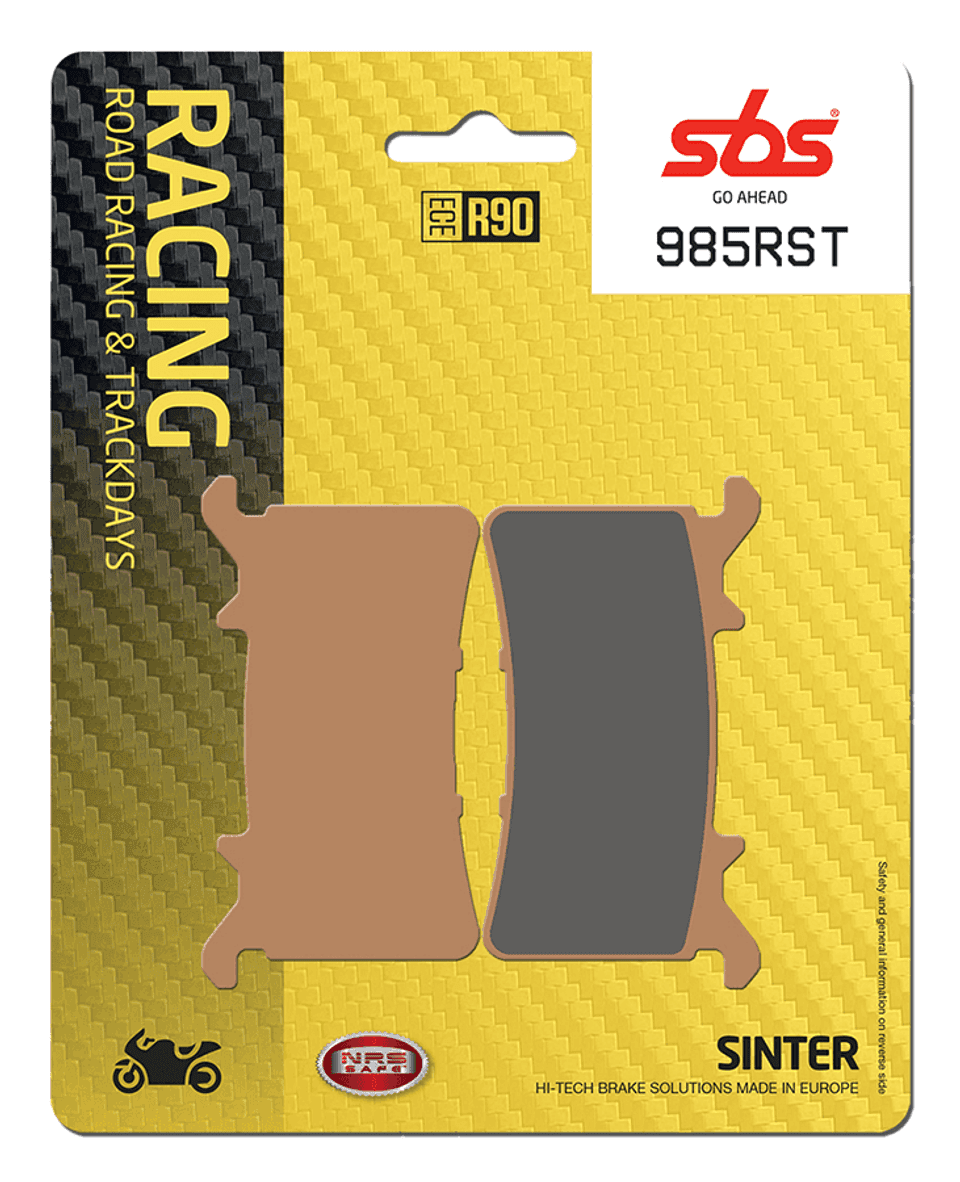 SBS Racing Sinter "Racing" Brake Pads 985 RST (Nissin caliper) - Front (2/PC) 1